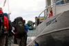 Captain Benny Silence prepares for a trip to Isle Royale on the Voyageur II. Photo by Matthew Baxley